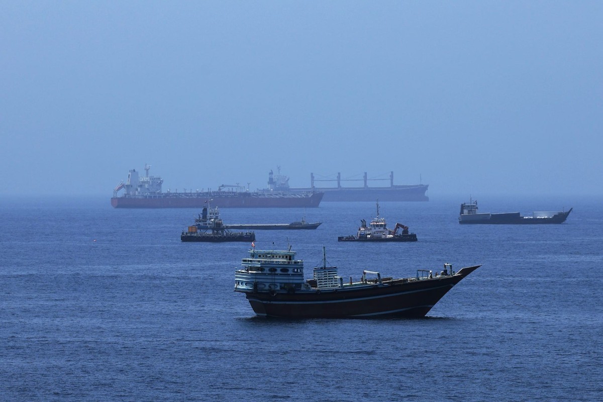 Tanker hit by projectile in Hormuz; crew reported safe, UKMTO says