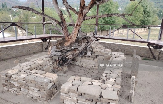 Department: Restoration works carried out at Pir Omar Sultan shrine with support of Heydar Aliyev Foundation - PHOTO 