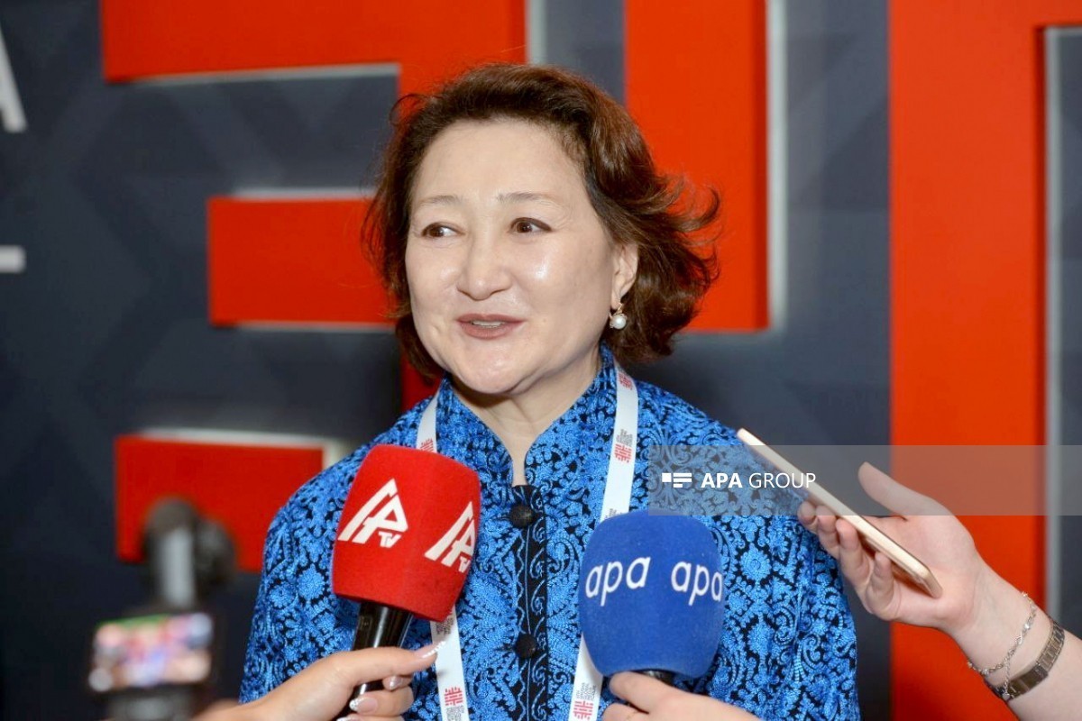 President of the Turkic Culture and Heritage Foundation Aktoty Raimkulova