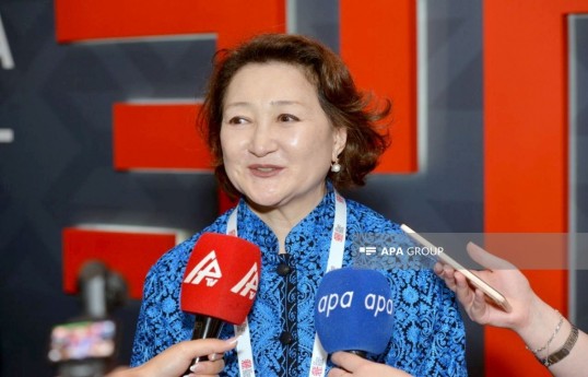 President of the Turkic Culture and Heritage Foundation Aktoty Raimkulova