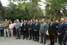Bas-relief and lecture hall dedicated to Ahmad bey Aghaoghlu unveiled at Ankara University - PHOTO 