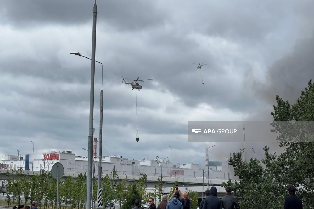 Sadovod market in Moscow, where Azerbaijanis also work, hit during drone attack