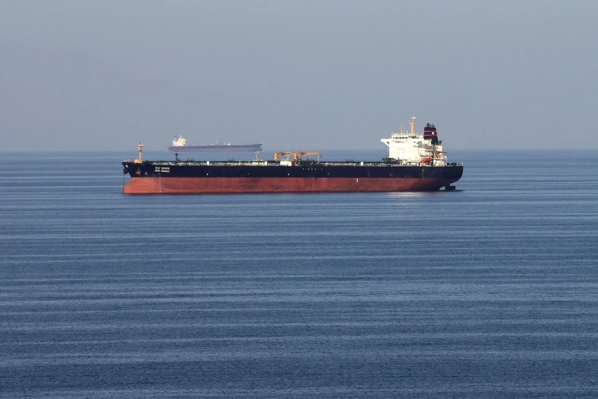 Tanker struck while passing through Strait of Hormuz