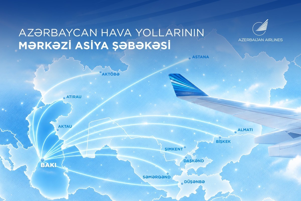 Four countries, ten destinations: Azerbaijan Airlines’ growing network in Central Asia