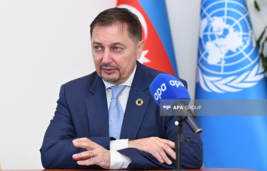 UN Resident Coordinator in Azerbaijan Dmytro Shlapachenko