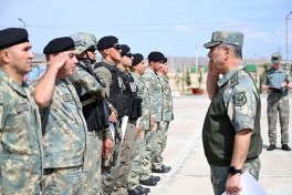 Leadership of Ministry of Defense visits FOB of OCC company of the Military Police Department