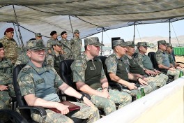 Leadership of Ministry of Defense visits FOB of OCC company of the Military Police Department
