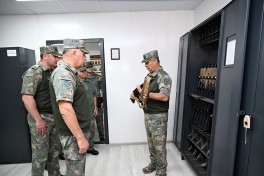 Leadership of Ministry of Defense visits FOB of OCC company of the Military Police Department