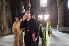 Representatives of Albanian-Udi religious community visit Gandzasar Monastery Complex - PHOTO 