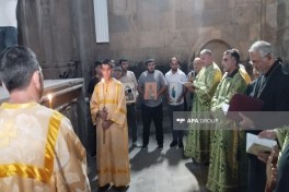 Representatives of Albanian-Udi religious community visit Gandzasar Monastery Complex - PHOTO 