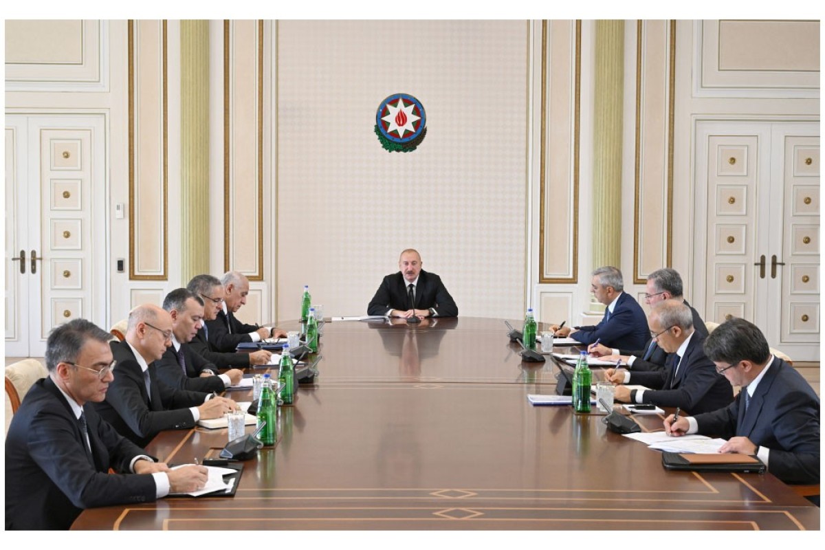 President Ilham Aliyev chaired meeting on State Program for development of mining and metallurgical industry