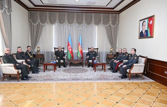 Chief of General Staff of Azerbaijan Army meets with Turkish delegation