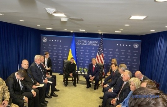 Zelenskyy, Trump begin meeting in New York