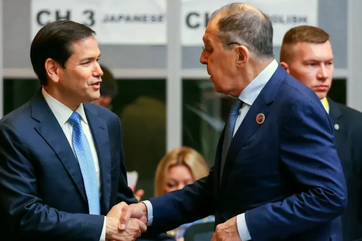 US Secretary of State Marco Rubio and Russian Foreign Minister Sergey Lavrov