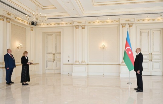 President Ilham Aliyev received newly appointed ambassador of Estonia to Azerbaijan - PHOTO 
