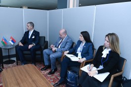 Azerbaijani FM Jeyhun Bayramov meets Serbian counterpart