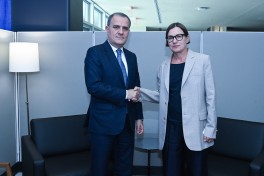Jeyhun Bayramov meets with ICRC President