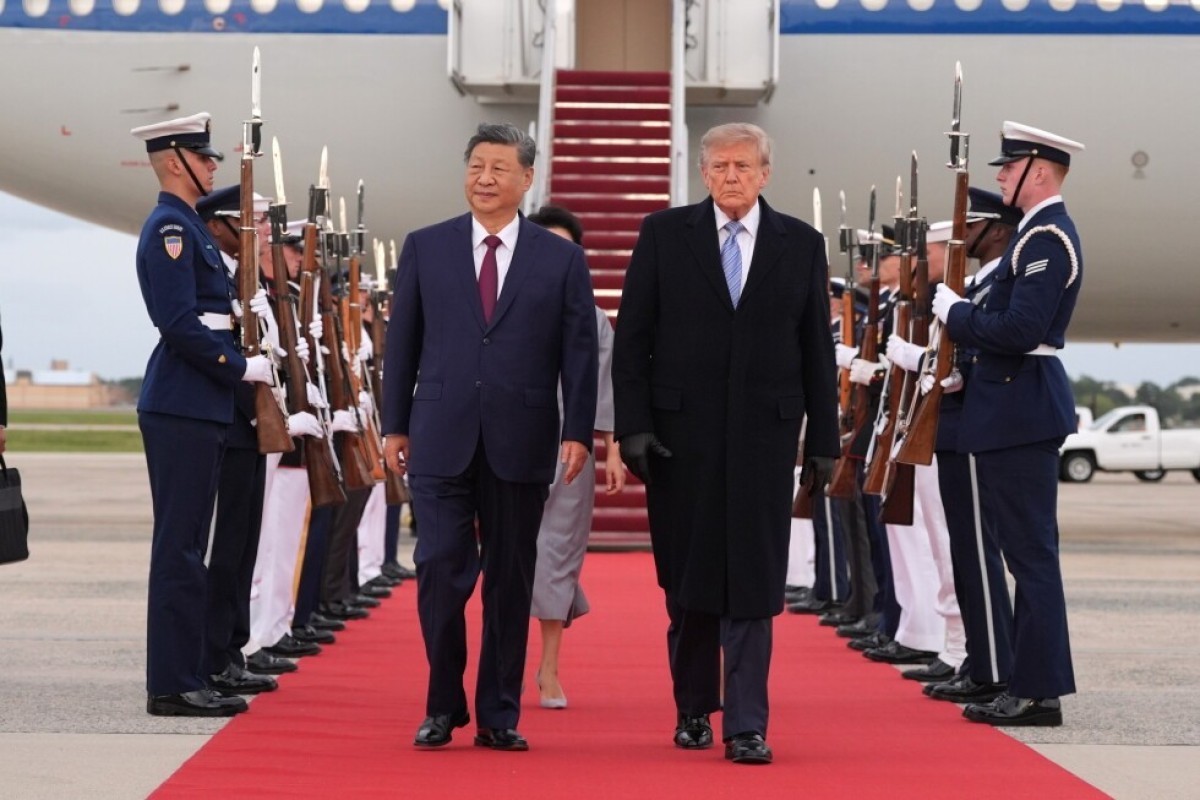 Trump personally welcomes Xi Jinping at Joint Base Andrews
