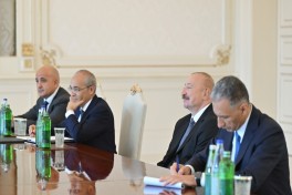President Ilham Aliyev received executives of Chinese and Italian companies
