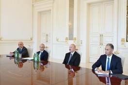 President Ilham Aliyev received executives of Chinese and Italian companies