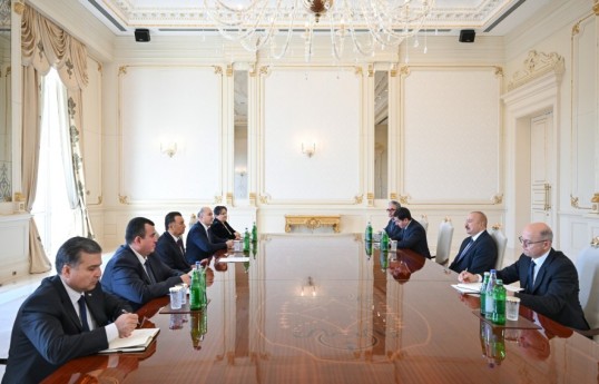President Ilham Aliyev receives Prime Minister of Tajikistan