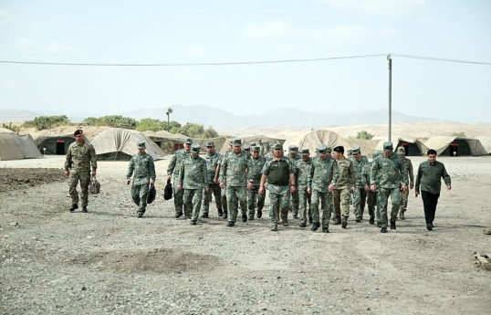Defense Ministry leadership observes training activities as part of the exercise - VIDEO 