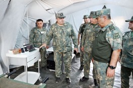 Defense Ministry leadership observes training activities as part of the exercise - VIDEO 