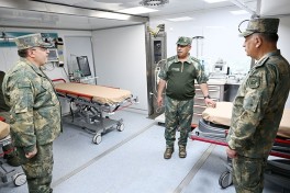 Defense Ministry leadership observes training activities as part of the exercise - VIDEO 