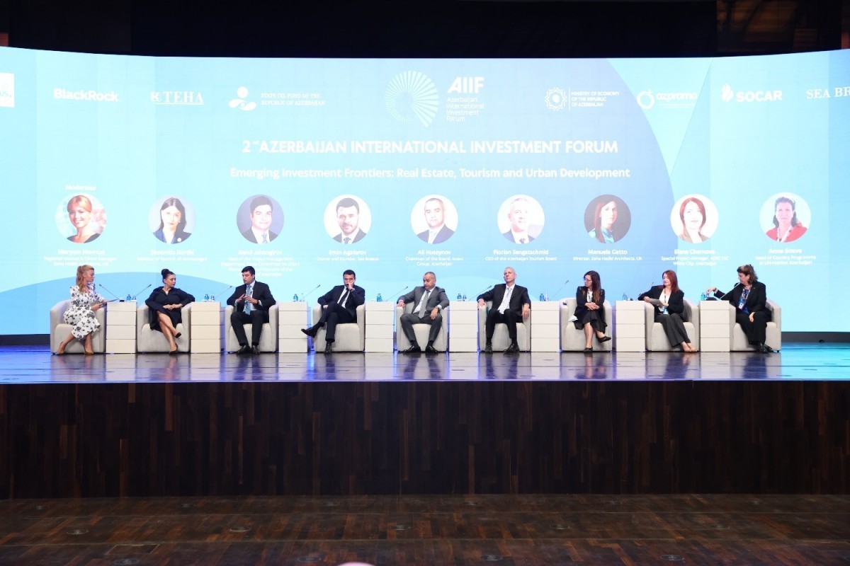 Panel session on emerging investment areas in real estate, tourism and urban development held at AIIF 2026