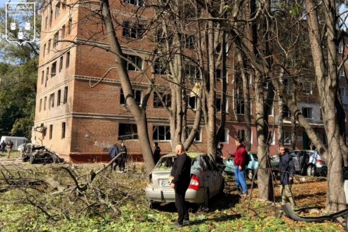 Two killed, six injured in Russian strike on central Sumy