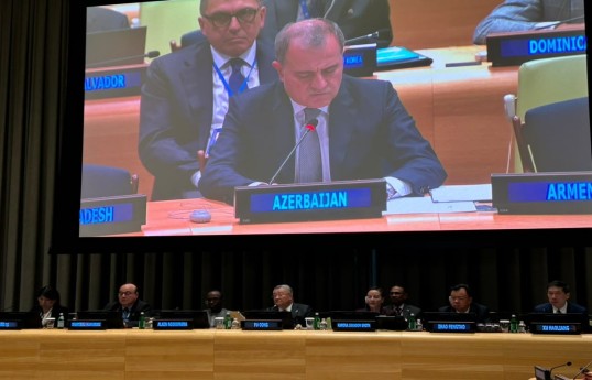 Azerbaijani FM addressed High-level Meeting of the Global Development Initiative