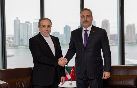 Turkish foreign minister meets Iranian counterpart in New York