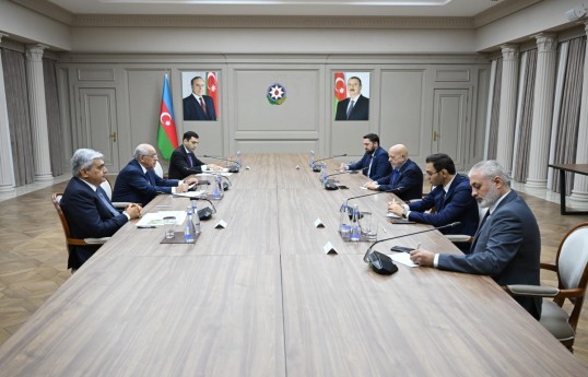 Azerbaijani PM Ali Asadov meets Syrian economy and industry minister