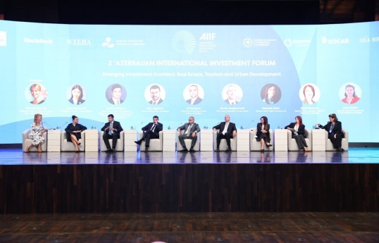 Panel session on emerging investment areas in real estate, tourism and urban development held at AIIF 2026