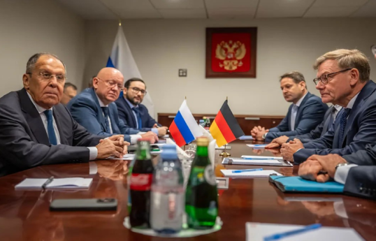 Russia’s top diplomat holds meeting with his German counterpart on sidelines of UNGA