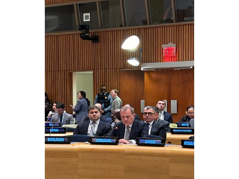 Azerbaijani FM addressed High-level Meeting of the Global Development Initiative