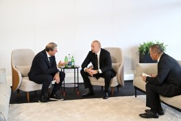 President Ilham Aliyev met with President of International Ski and Snowboard Federation