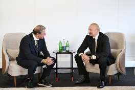 President Ilham Aliyev met with President of International Ski and Snowboard Federation