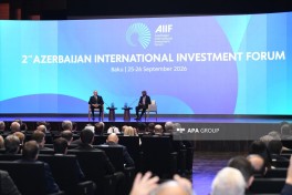 President Ilham Aliyev attended event held as part of 2nd Azerbaijan International Investment Forum - VIDEO  - UPDATED - 1 