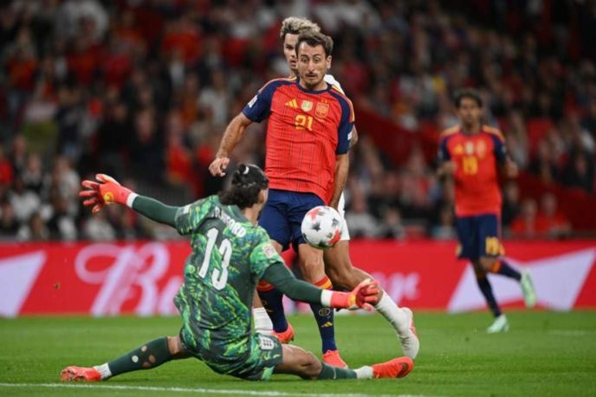 Spain beat England in Nations League match
