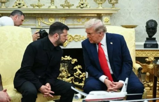 Volodymyr Zelenskyy, Ukrainian President and Donald Trump, US President