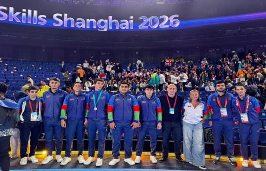 Azerbaijan wins “Medal of Excellence” at WorldSkills Shanghai 2026