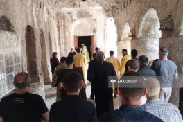 Representatives of Albanian-Udi religious community visit Khudavang Monastery Complex - PHOTO 