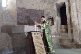 Representatives of Albanian-Udi religious community visit Khudavang Monastery Complex - PHOTO 