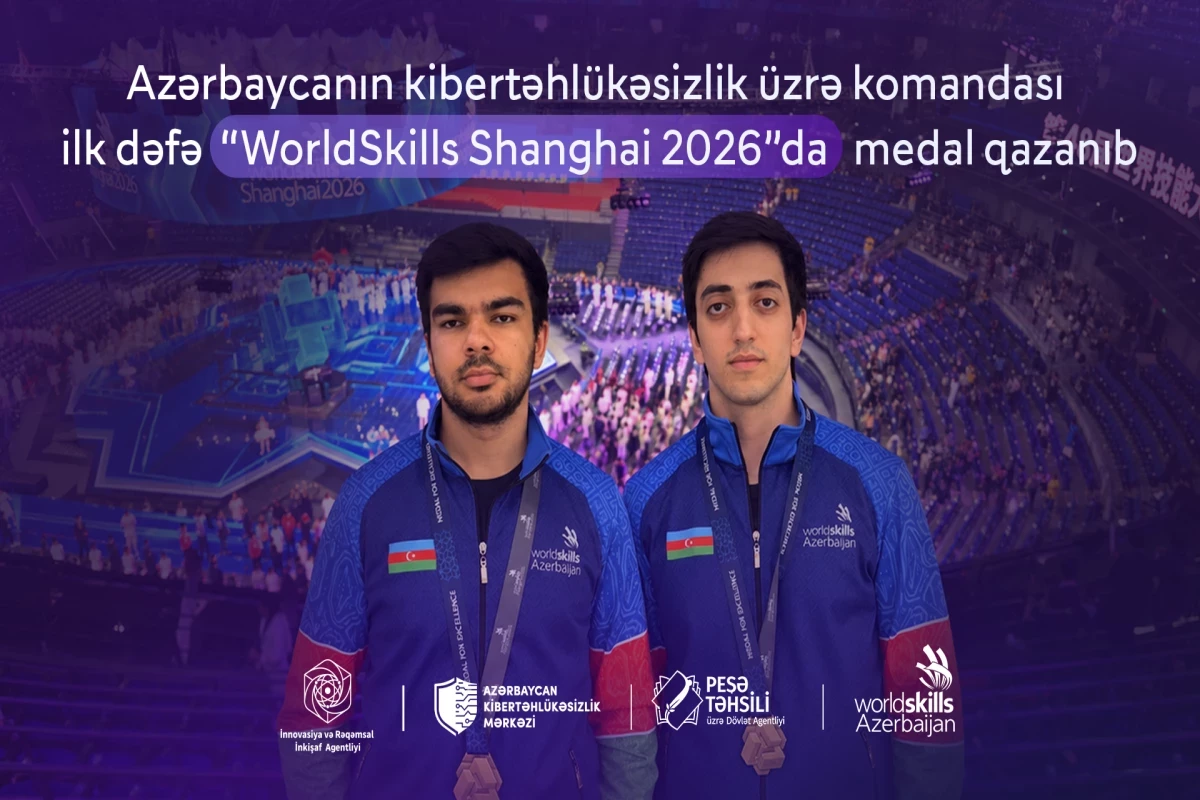 Azerbaijan’s cybersecurity team wins its first medal at WorldSkills Shanghai 2026