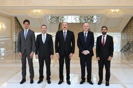 President Ilham Aliyev received FIFA President