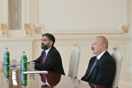 President Ilham Aliyev received FIFA President