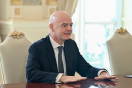 President Ilham Aliyev received FIFA President