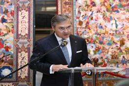 Leyla Aliyeva attends opening of Azerbaijani carpet exhibition at the Holy See-PHOTO 