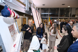 Leyla Aliyeva attends opening of Azerbaijani carpet exhibition at the Holy See-PHOTO 